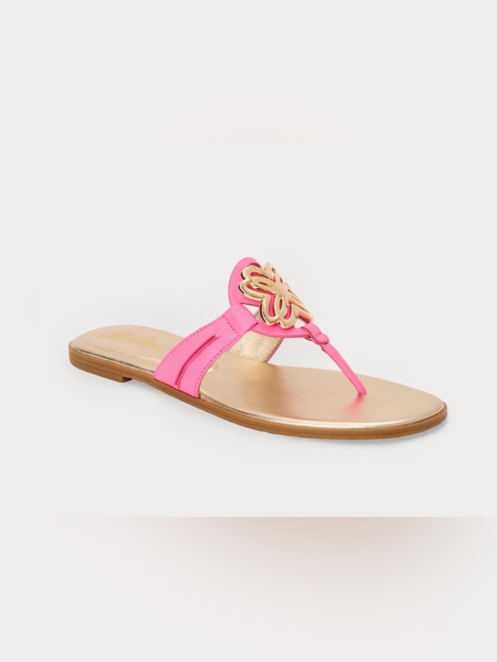 ๐ LILLY PULITZER The Lilly Sandal Cherry Blossom Pink Size 8 - Picture 2 of 10